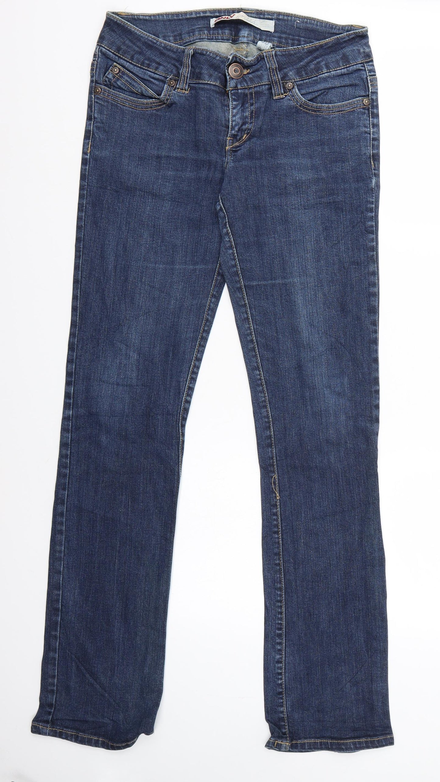 Only Womens Blue   Straight Jeans Size 8 L32 in