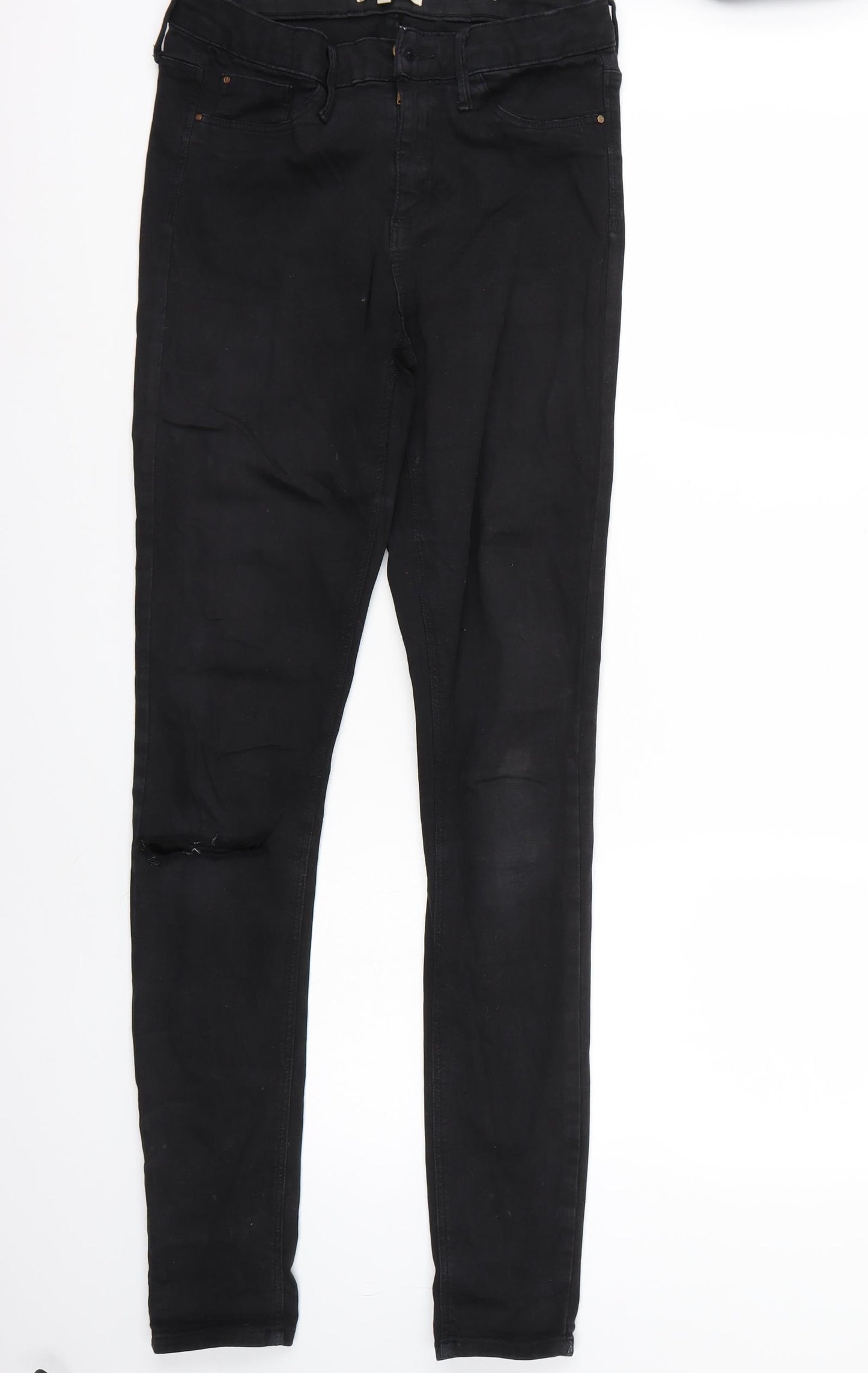 Riverisland Womens Black   Skinny Jeans Size 12 L32 in