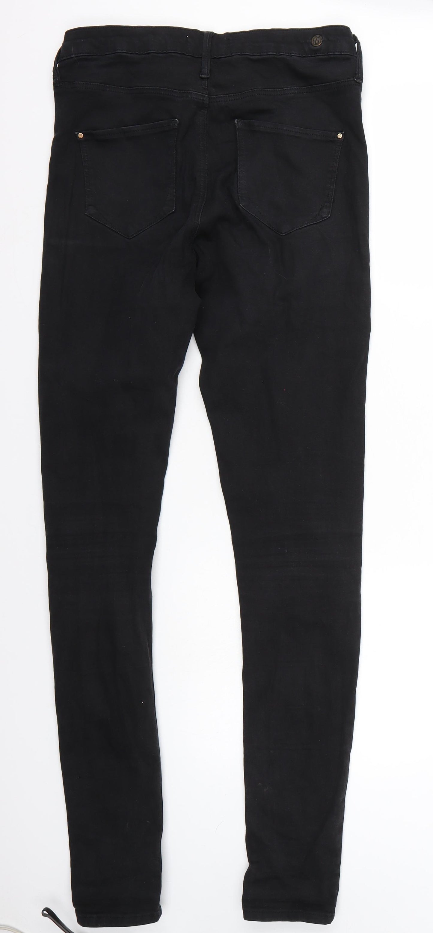 Riverisland Womens Black   Skinny Jeans Size 12 L32 in