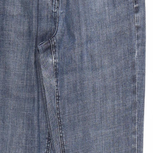 BHS Womens Blue   Straight Jeans Size 10 L28 in