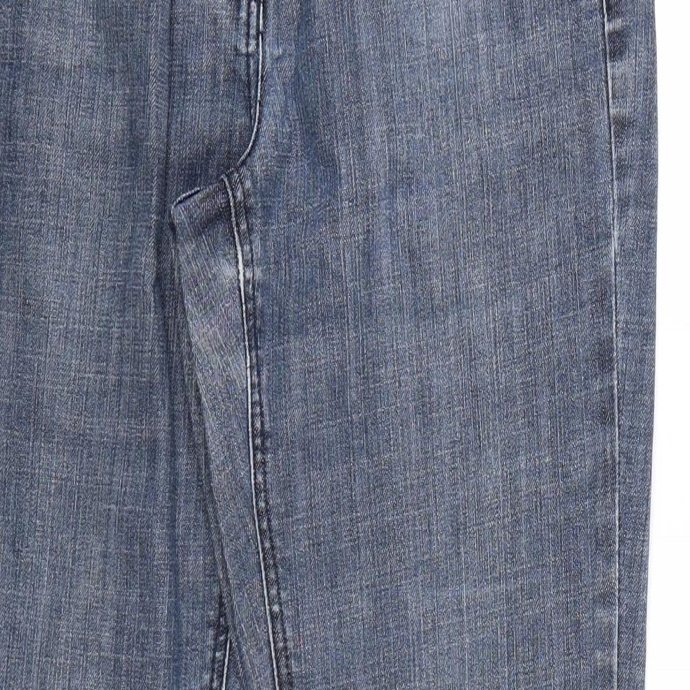 BHS Womens Blue   Straight Jeans Size 10 L28 in
