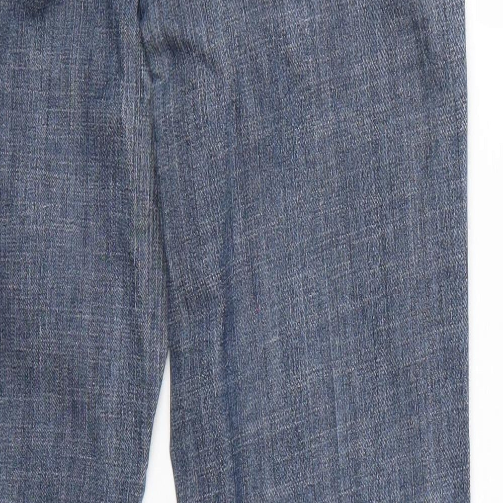 BHS Womens Blue   Straight Jeans Size 10 L28 in