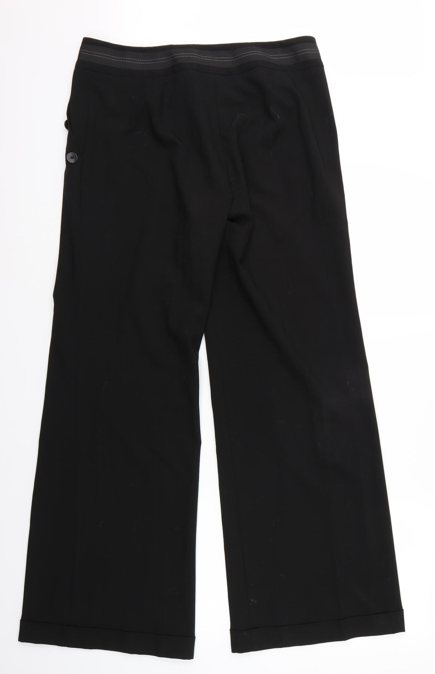 NEXT Womens Black   Trousers  Size 12 L31 in