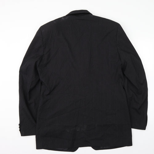 Pioba Mens Black   Jacket Suit Jacket