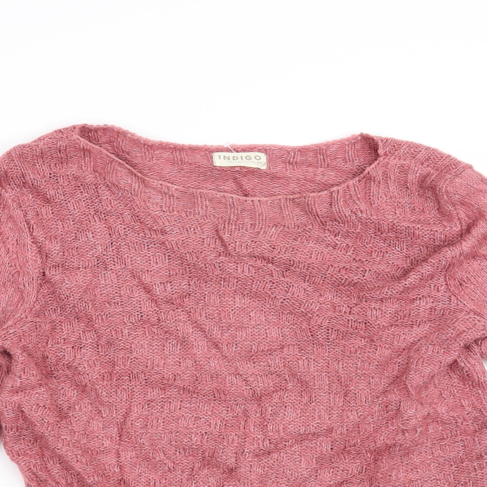 Marks and Spencer Womens Pink   Pullover Jumper Size 12