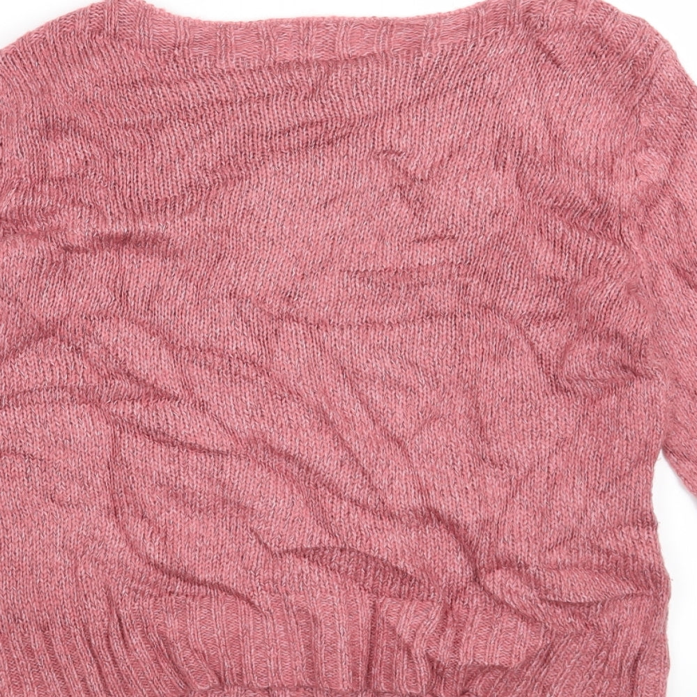 Marks and Spencer Womens Pink   Pullover Jumper Size 12