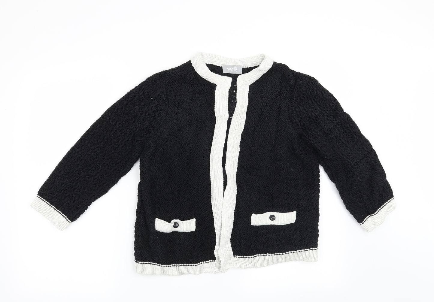 Wallis Womens Black   Cardigan Jumper Size M