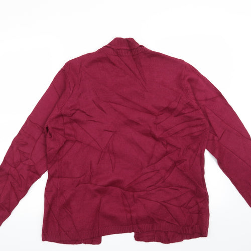 Julipa Womens Red Striped  Pullover Jumper Size 12