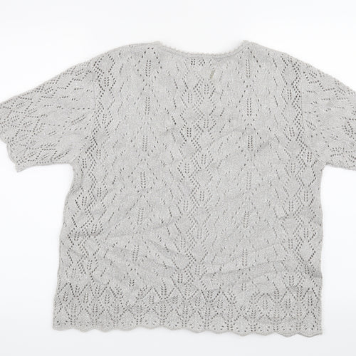 Berkertex Womens Silver   Pullover Jumper Size 14