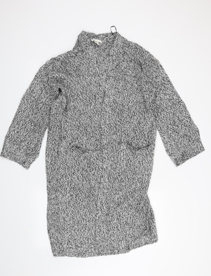 H&M Womens Grey   Cardigan Jumper Size M