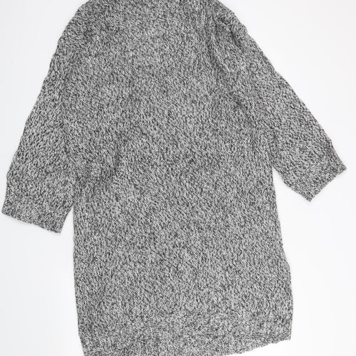 H&M Womens Grey   Cardigan Jumper Size M
