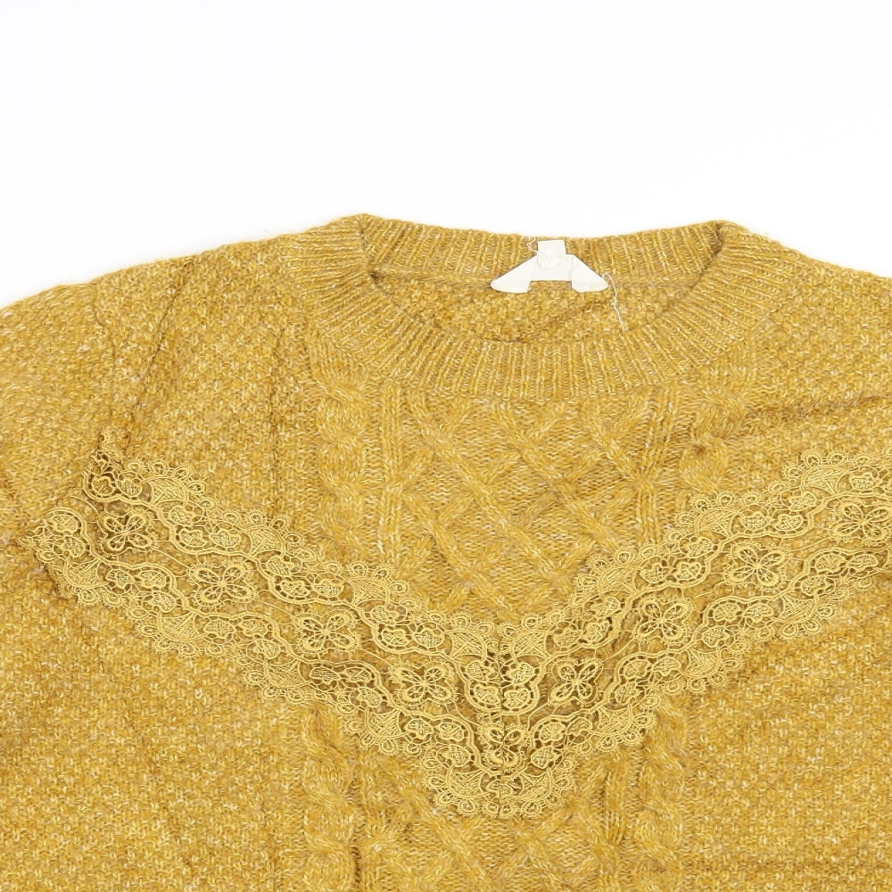 Falmer Heritage Womens Yellow   Pullover Jumper Size M