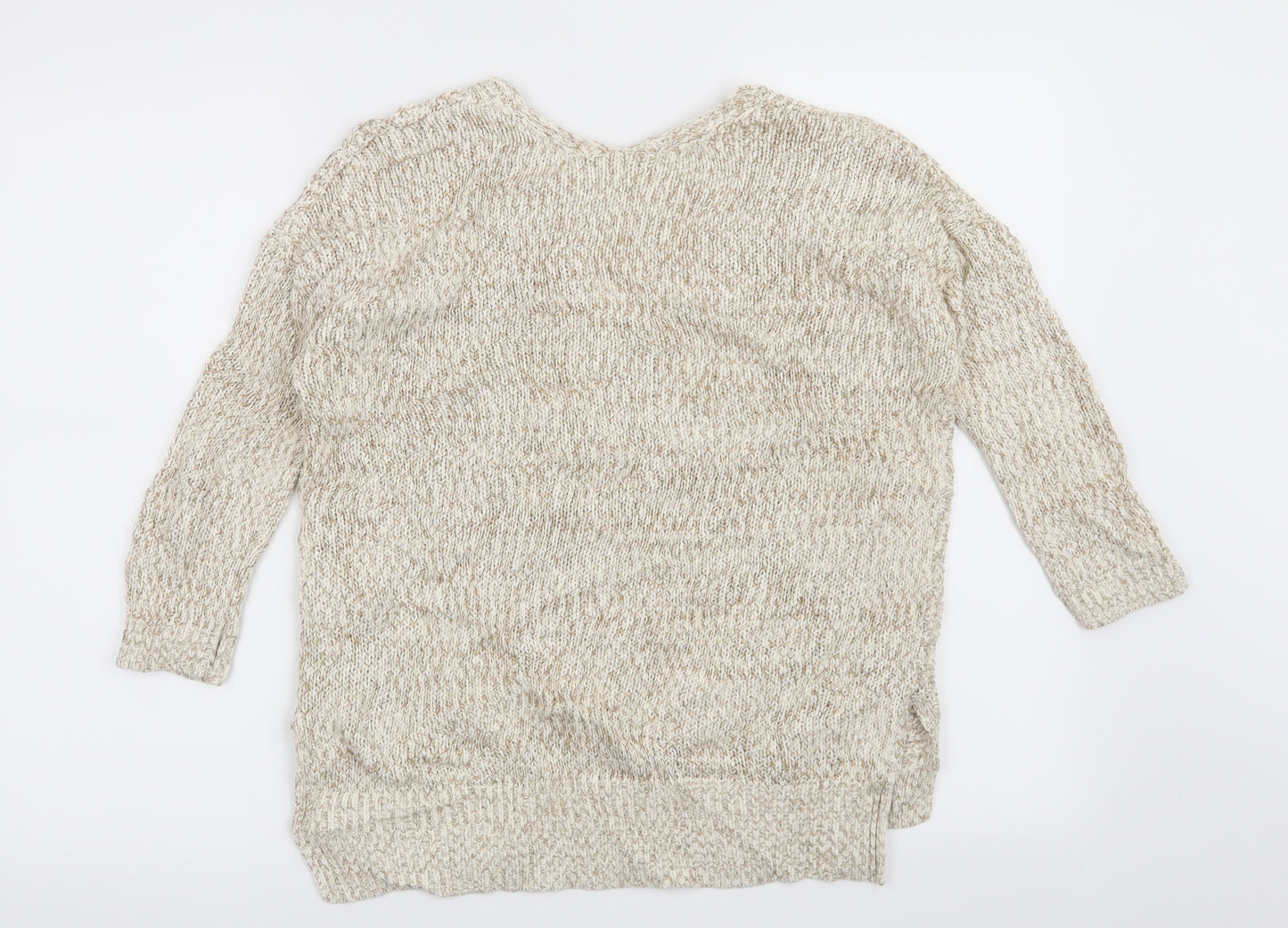 Marks and Spencer Womens Beige   Pullover Jumper Size 8