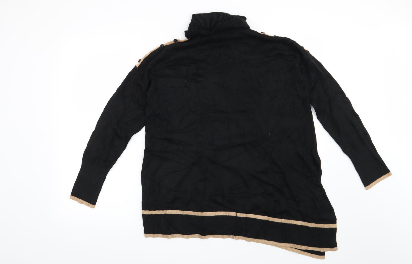 Wallis Womens Black   Pullover Jumper Size S