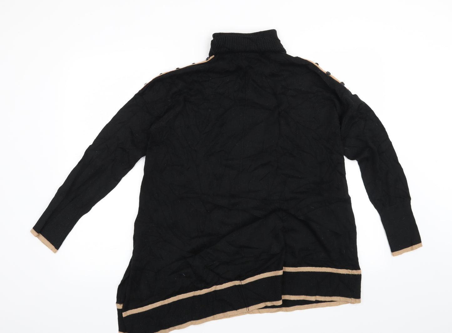 Wallis Womens Black   Pullover Jumper Size S