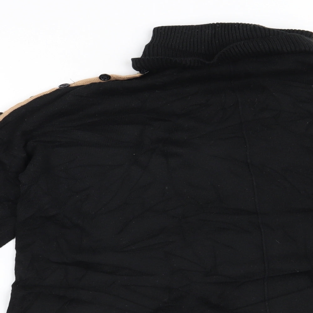 Wallis Womens Black   Pullover Jumper Size S