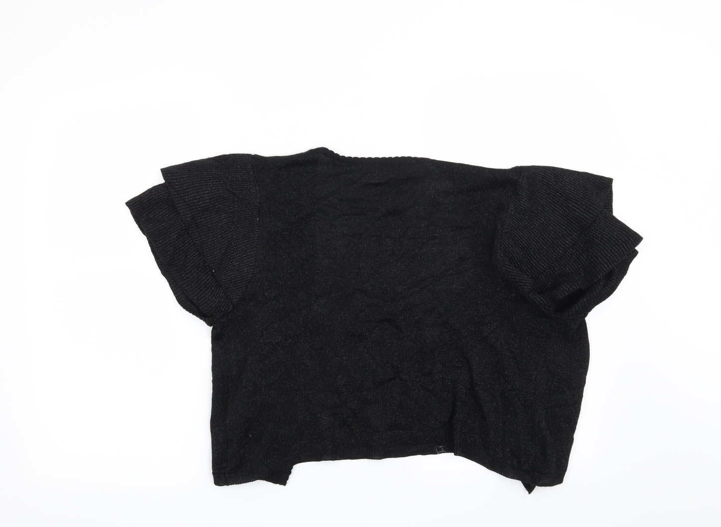 Evans Womens Black   Shrug Jumper Size 18