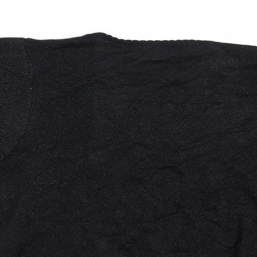 Evans Womens Black   Shrug Jumper Size 18