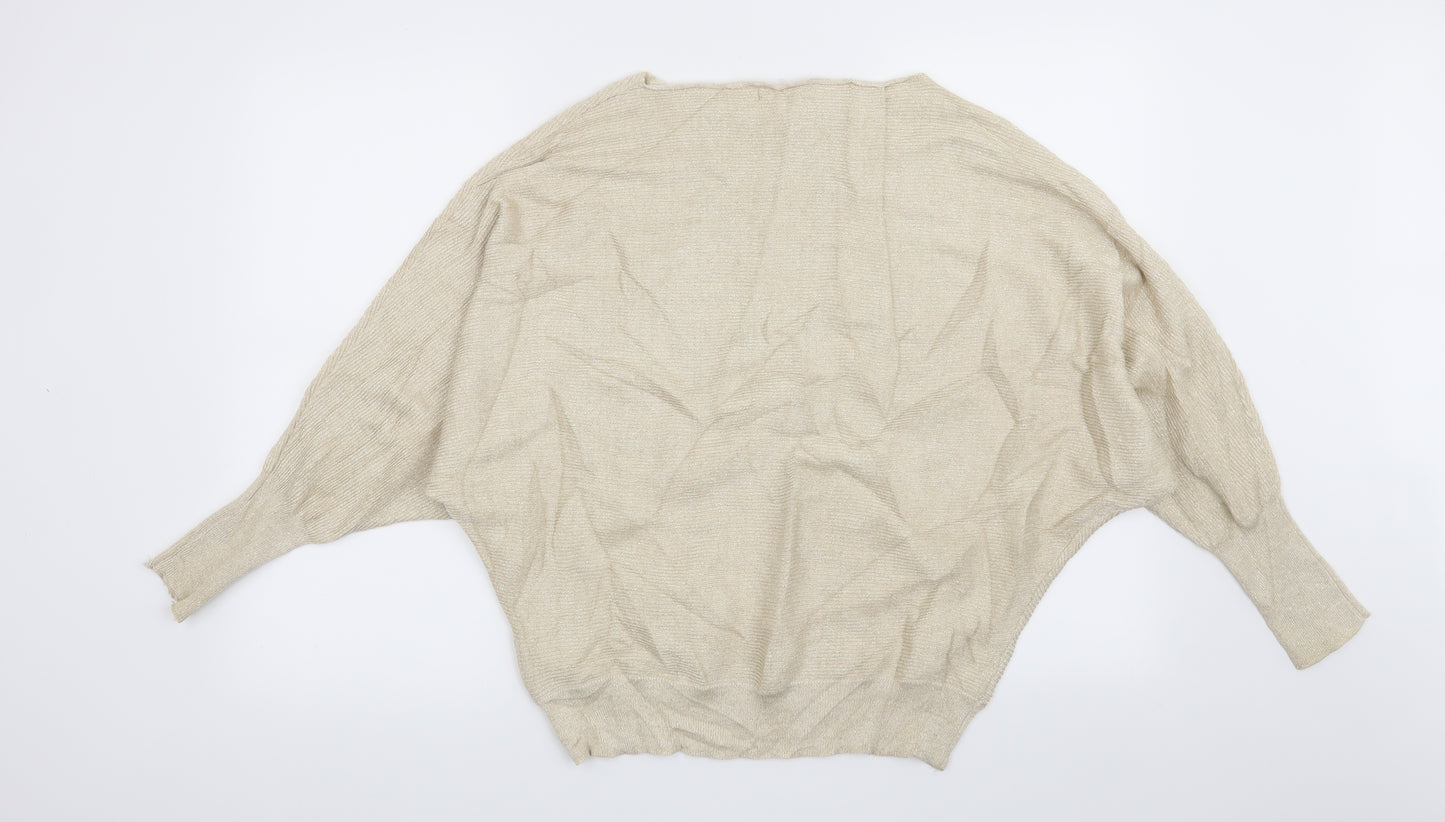 Preworn Womens Beige   Pullover Jumper One Size