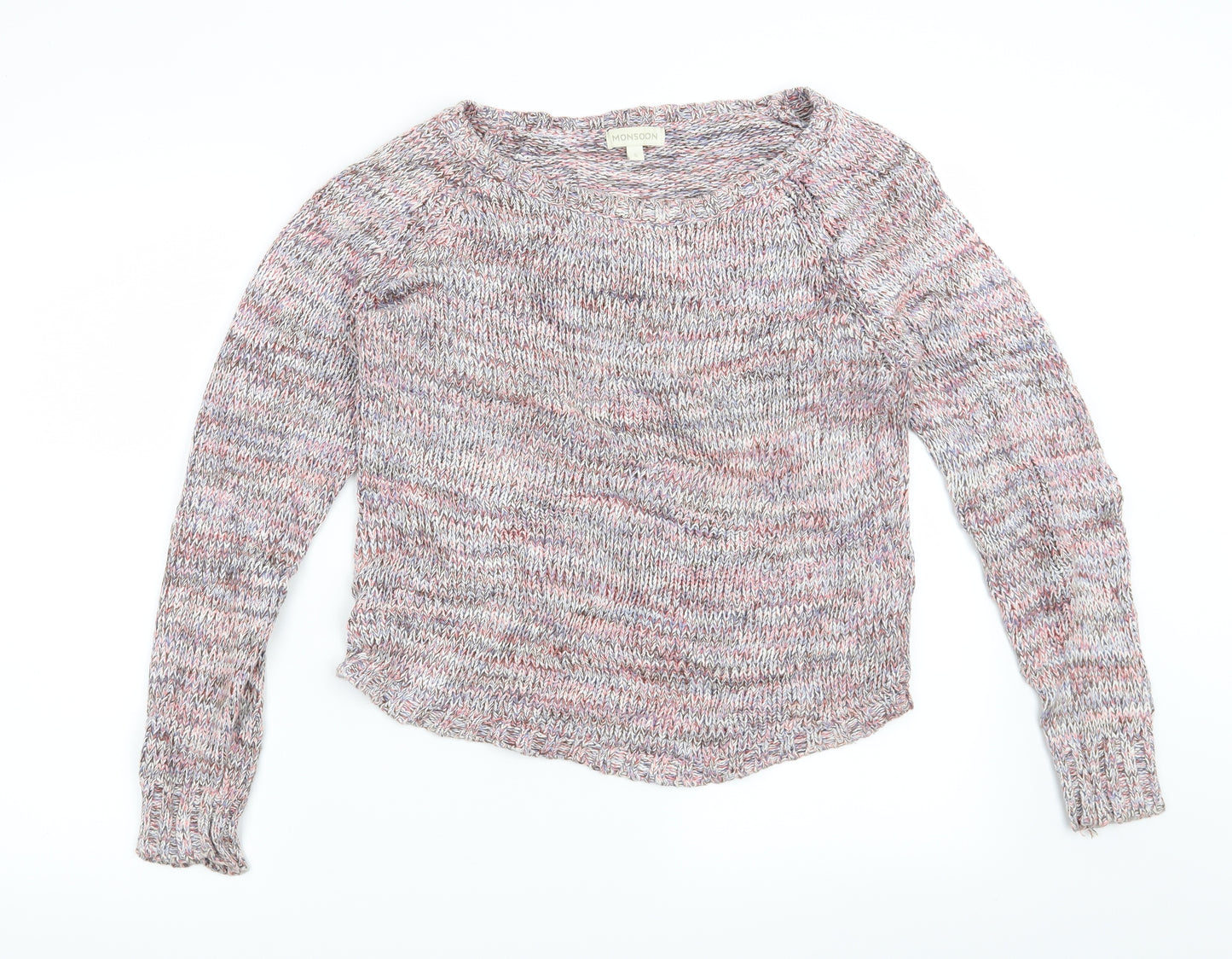 Monsoon Womens Pink   Pullover Jumper Size S
