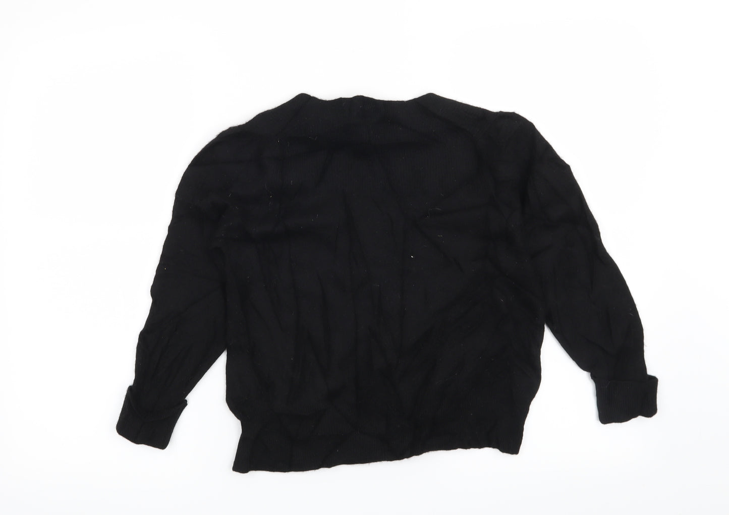 Marks and Spencer Womens Black   Cardigan Jumper Size 14