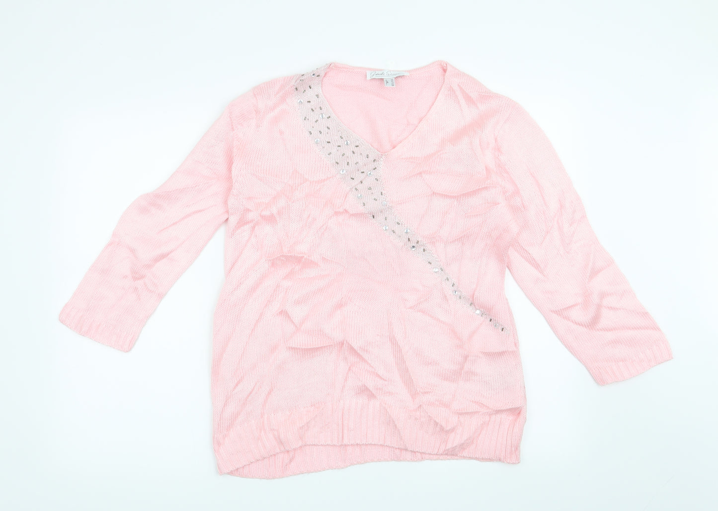 Preworn Womens Pink   Pullover Jumper Size 14