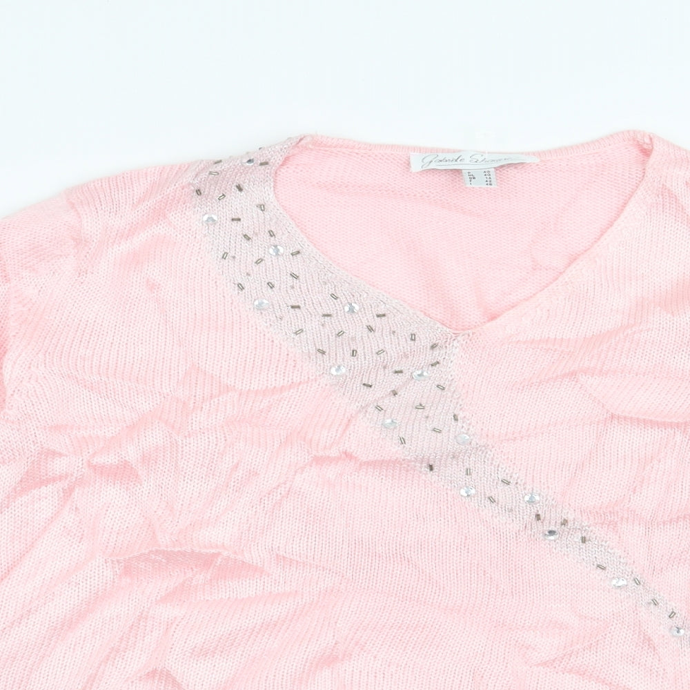 Preworn Womens Pink   Pullover Jumper Size 14