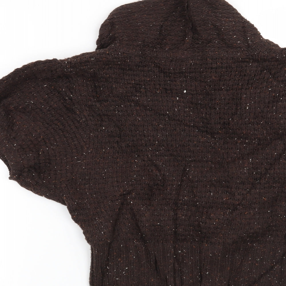 Miss Selfridge Womens Brown   Cardigan Jumper Size 12