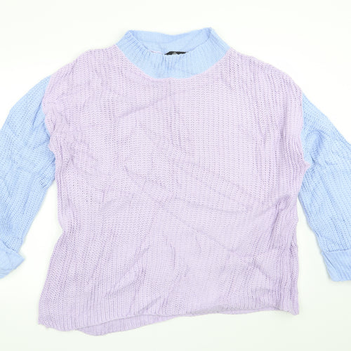 Missguided Womens Purple   Pullover Jumper Size 10