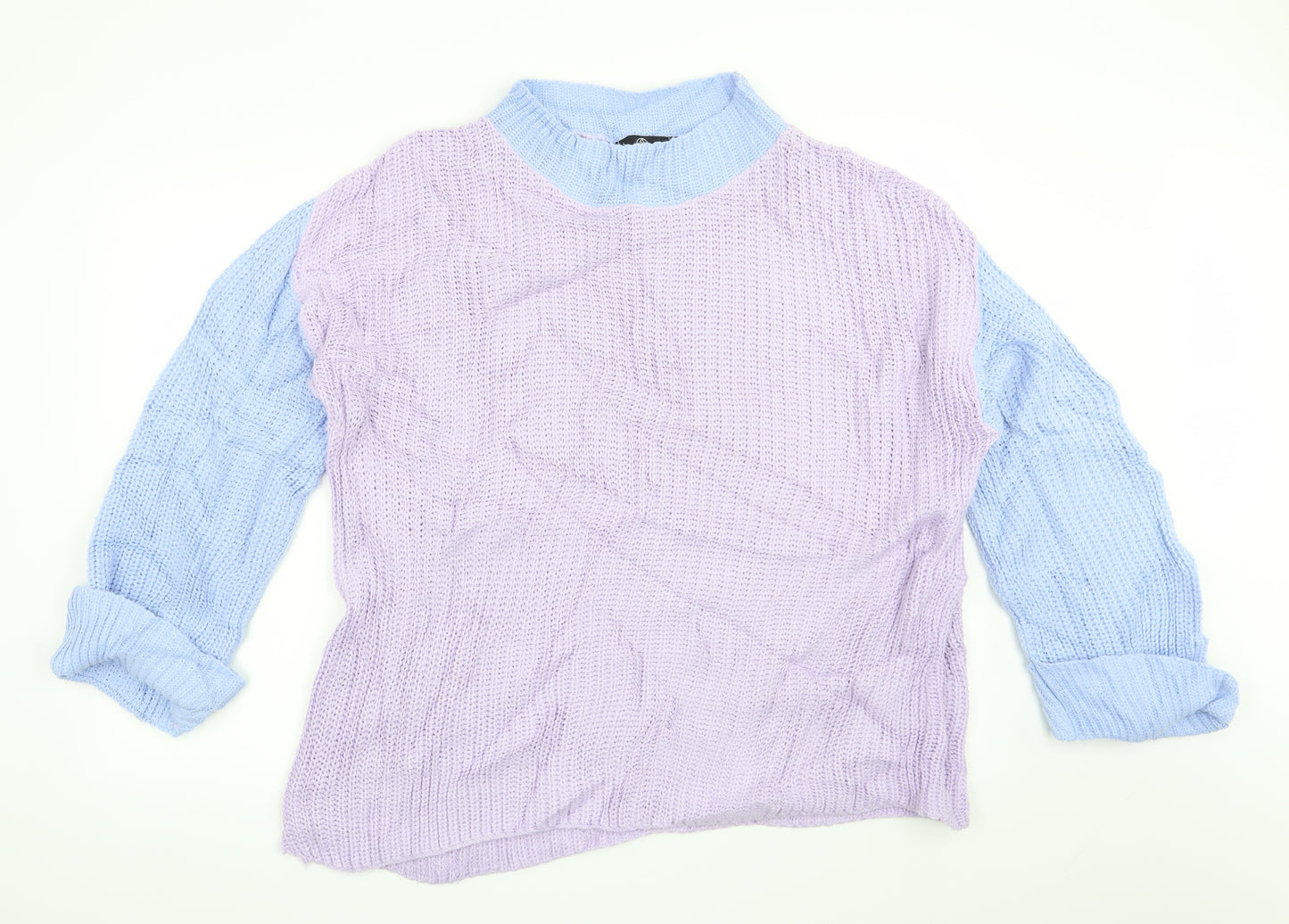 Missguided Womens Purple   Pullover Jumper Size 10