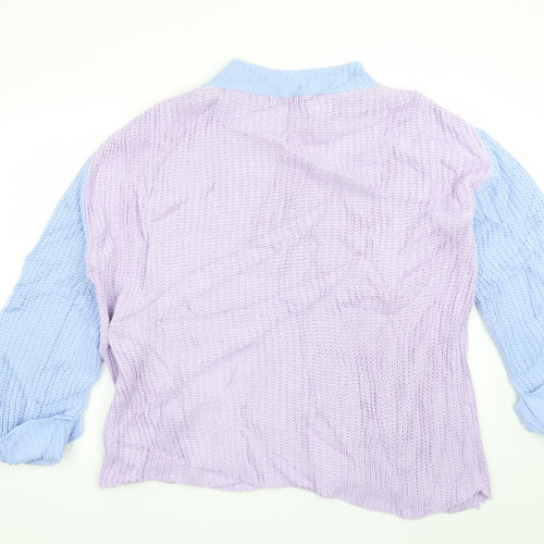 Missguided Womens Purple   Pullover Jumper Size 10