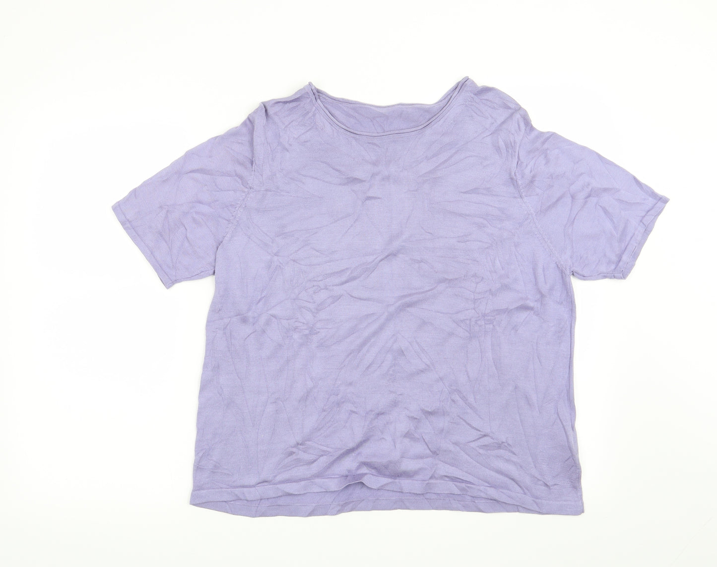 Marks and Spencer Womens Purple   Pullover Jumper Size 22