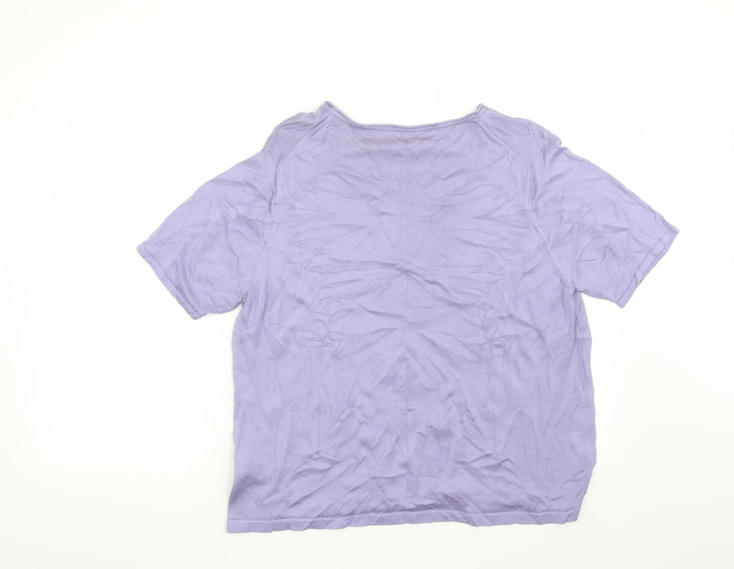 Marks and Spencer Womens Purple   Pullover Jumper Size 22