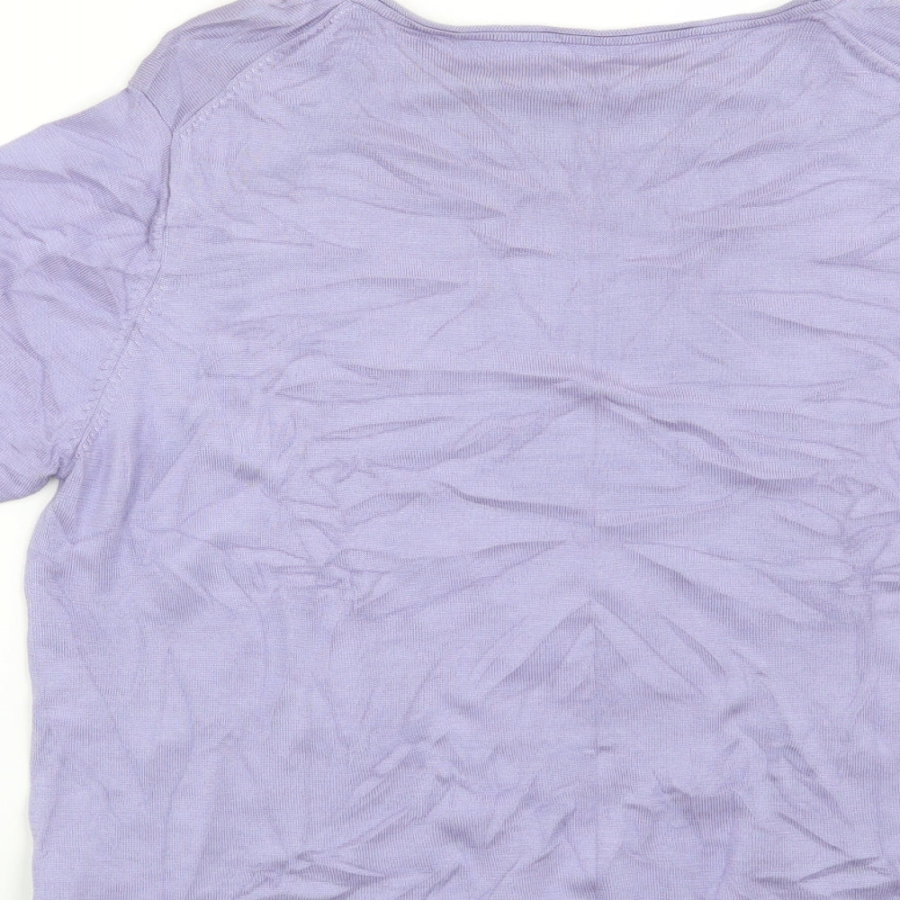 Marks and Spencer Womens Purple   Pullover Jumper Size 22