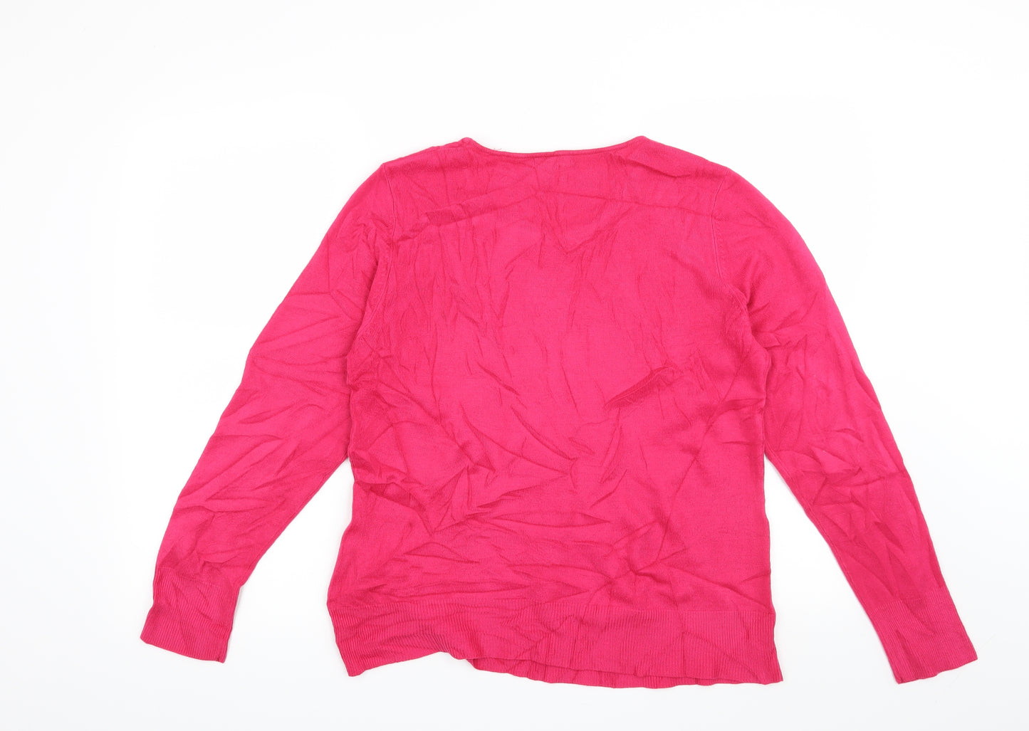 M&Co Womens Pink   Pullover Jumper Size M