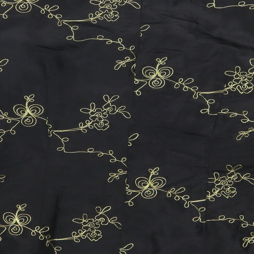 ISL Womens Black Geometric  Jacket  Size XL