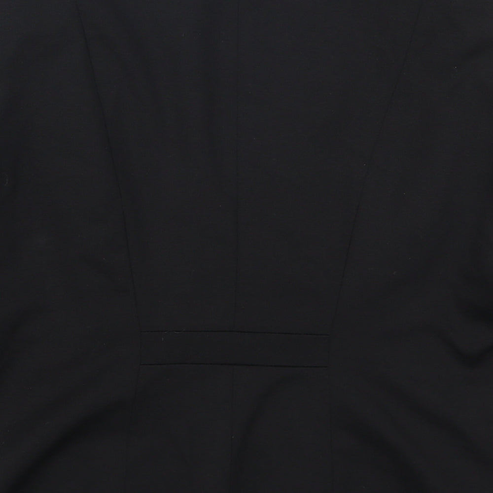 M&Co Womens Black   Jacket Suit Jacket Size 12  - Studded