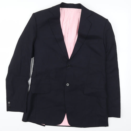 Raymon Mens Blue   Jacket Suit Jacket Size 34