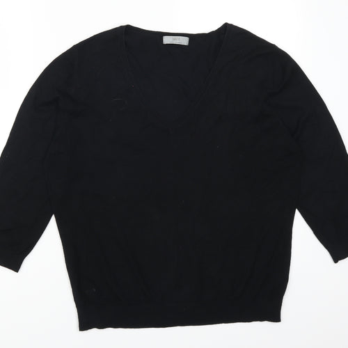 Marks and Spencer Womens Black   Pullover Jumper Size 20