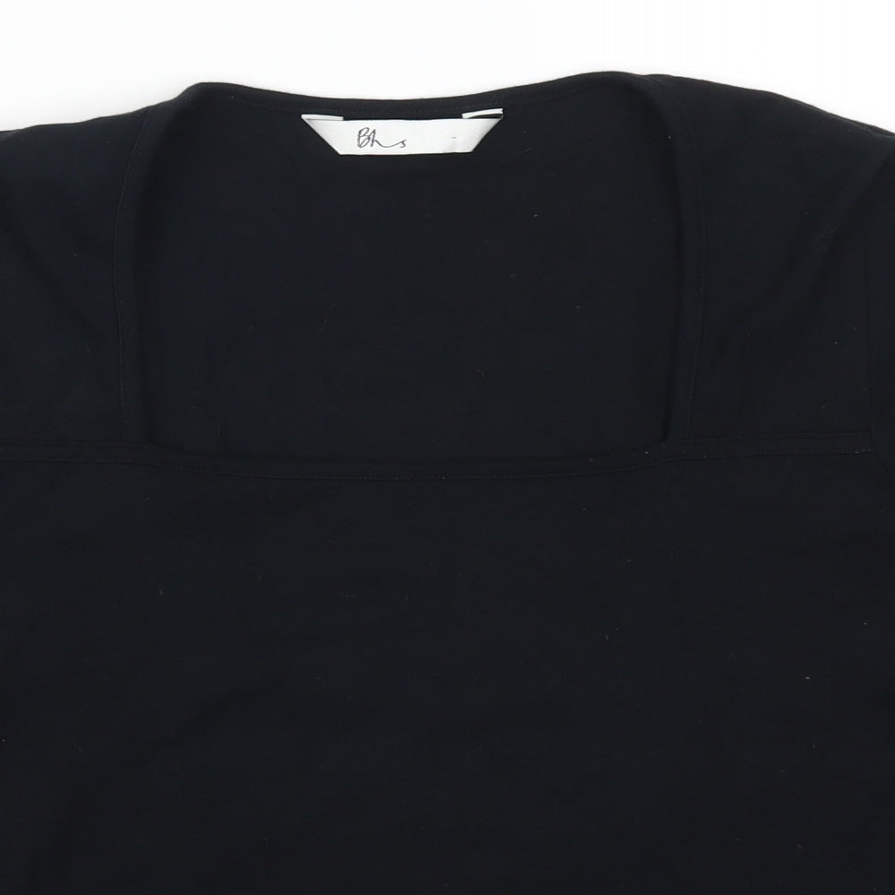 BHS Womens Black   Basic T-Shirt Size 16