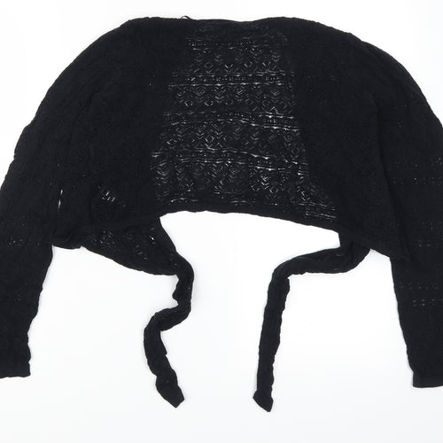 Marks and Spencer Womens Black   Cardigan Jumper Size M