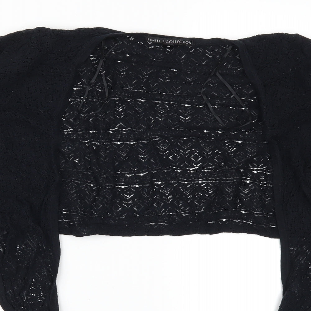 Marks and Spencer Womens Black   Cardigan Jumper Size M