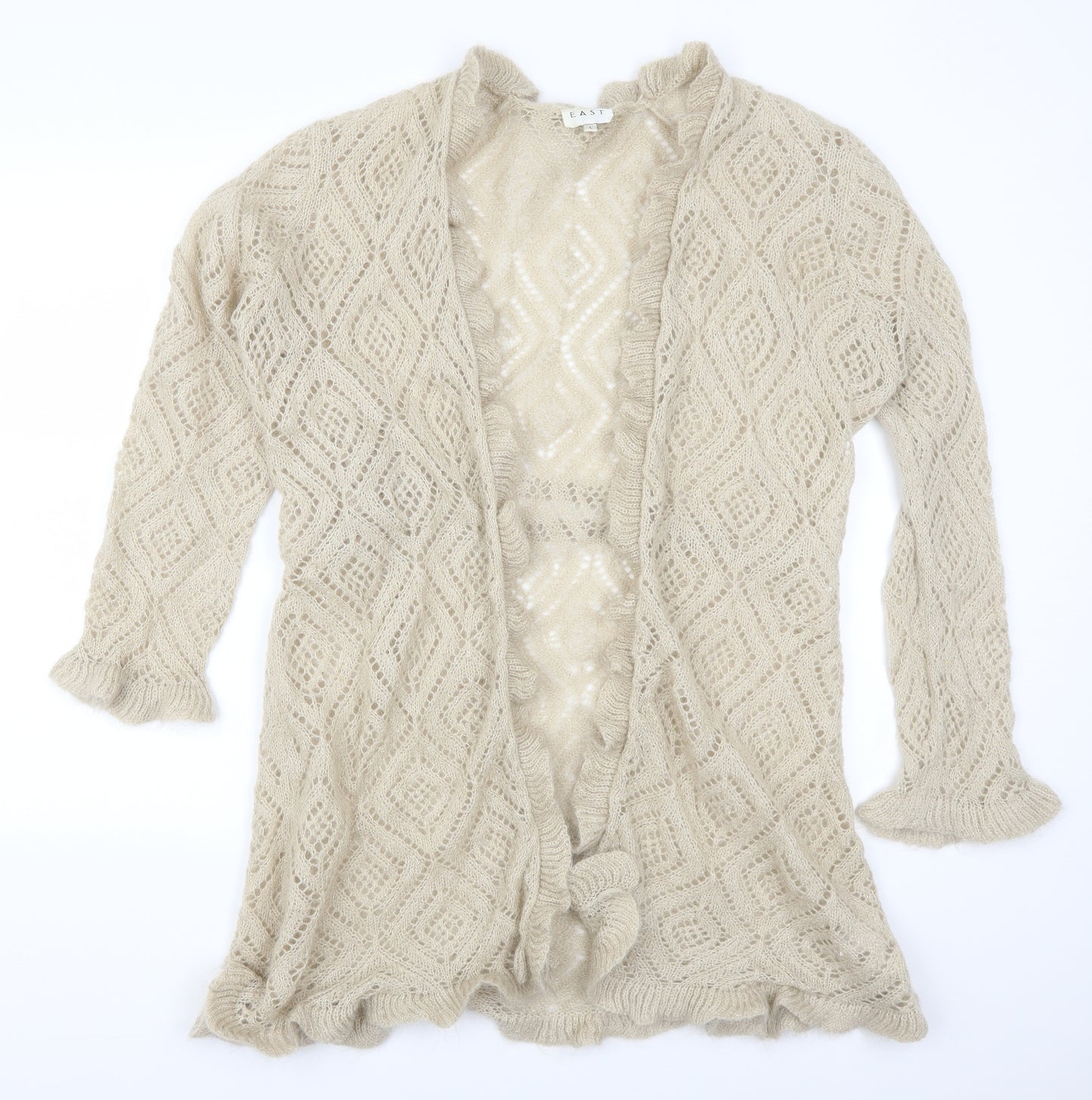 EAST Womens Beige   Cardigan Jumper Size L