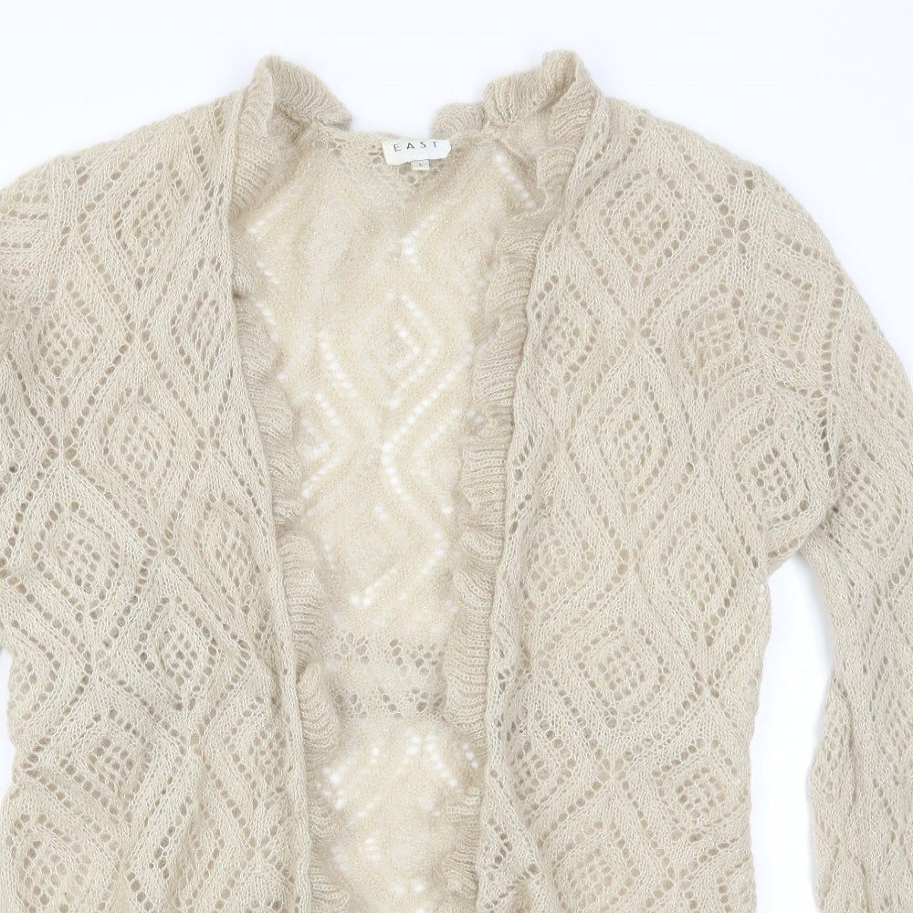 EAST Womens Beige   Cardigan Jumper Size L