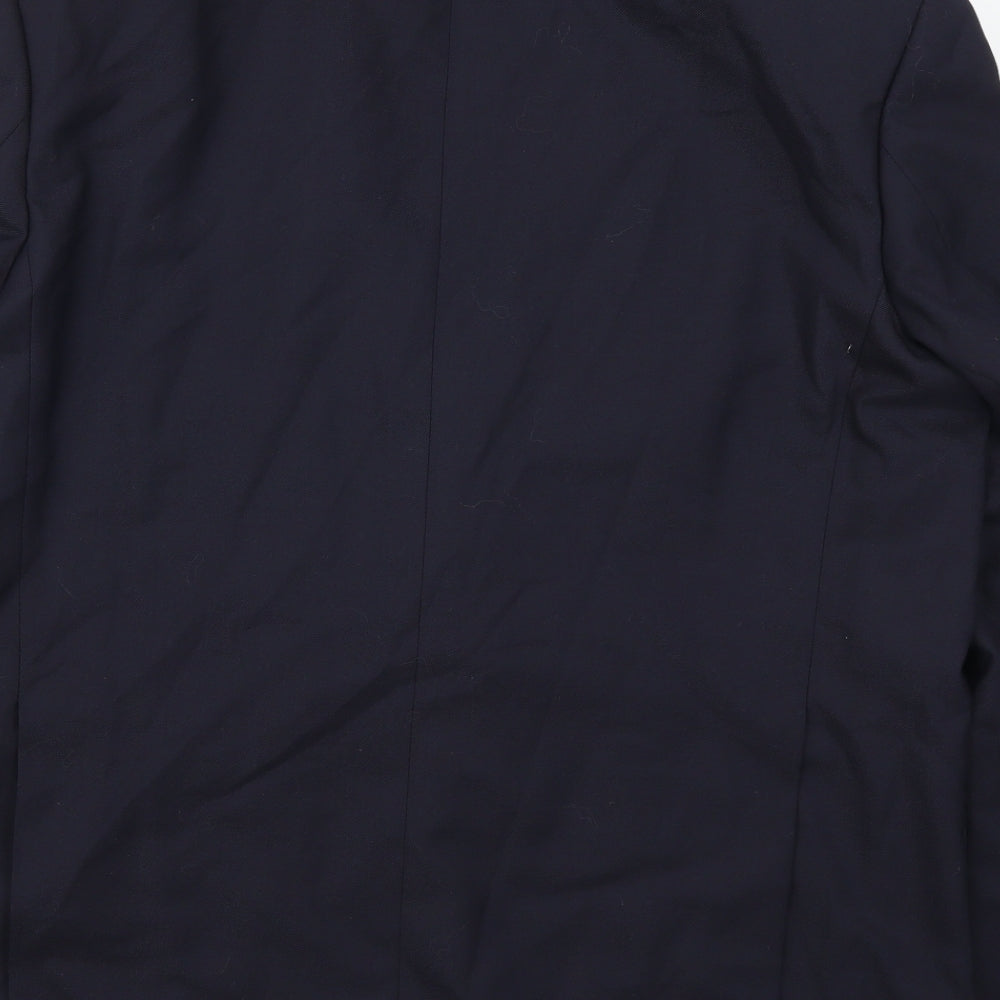 Preworn Mens Blue   Jacket Suit Jacket Size 44