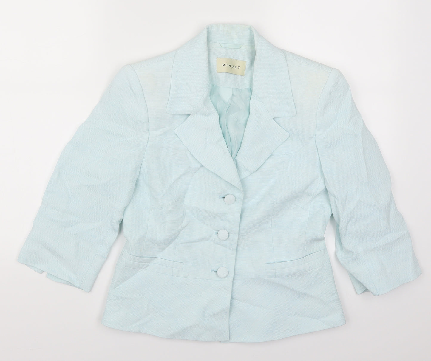 Minuet Womens Blue   Jacket  Size 8