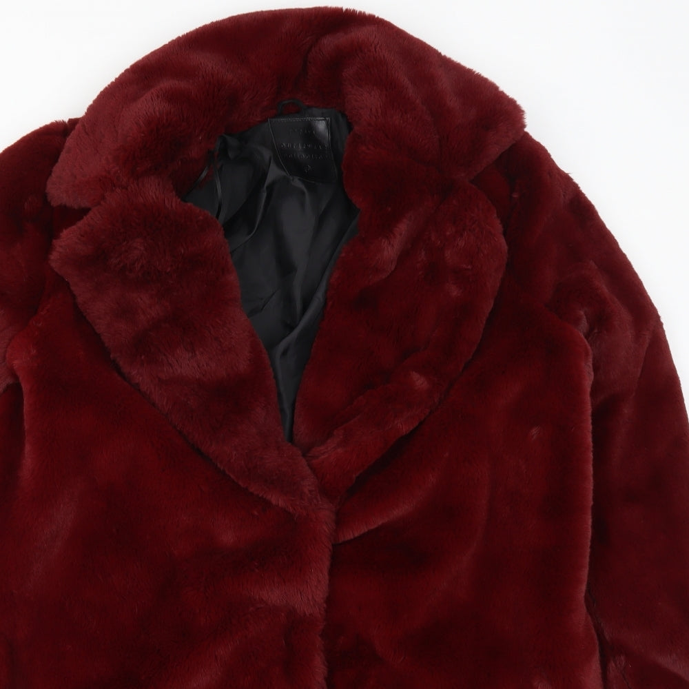 Matalan Womens Red   Overcoat Coat Size 16