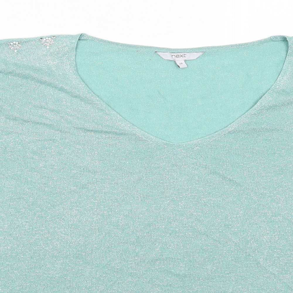 NEXT Womens Blue   Basic T-Shirt Size 20