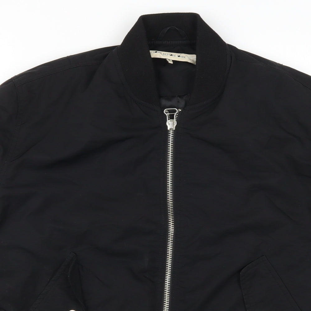 Light Before Dark Womens Black   Bomber Jacket Coat Size S