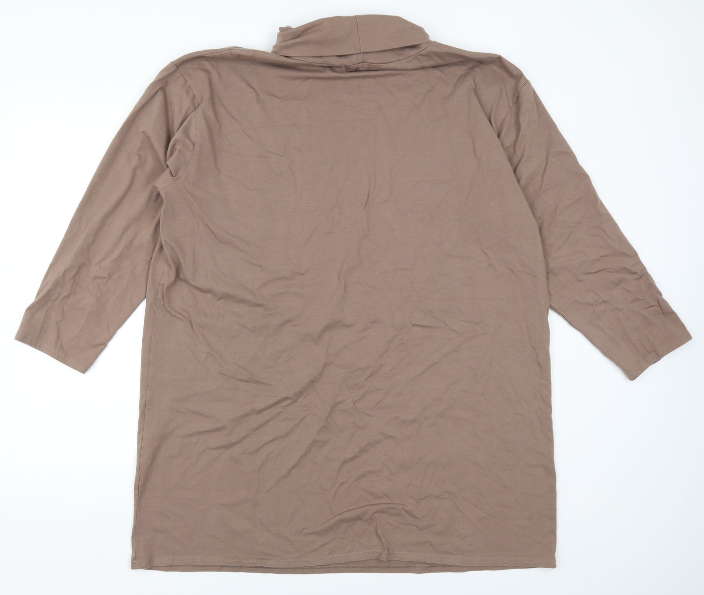 Pretty Little Thing Womens Brown   T-Shirt Dress  Size 8